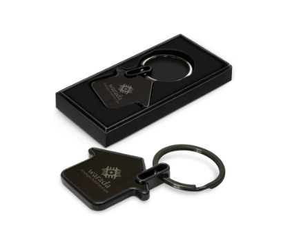 Capital house key ring in gift box